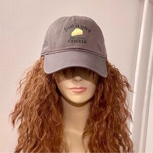 Just a Girl Who Loves Cheese Gray Cap
